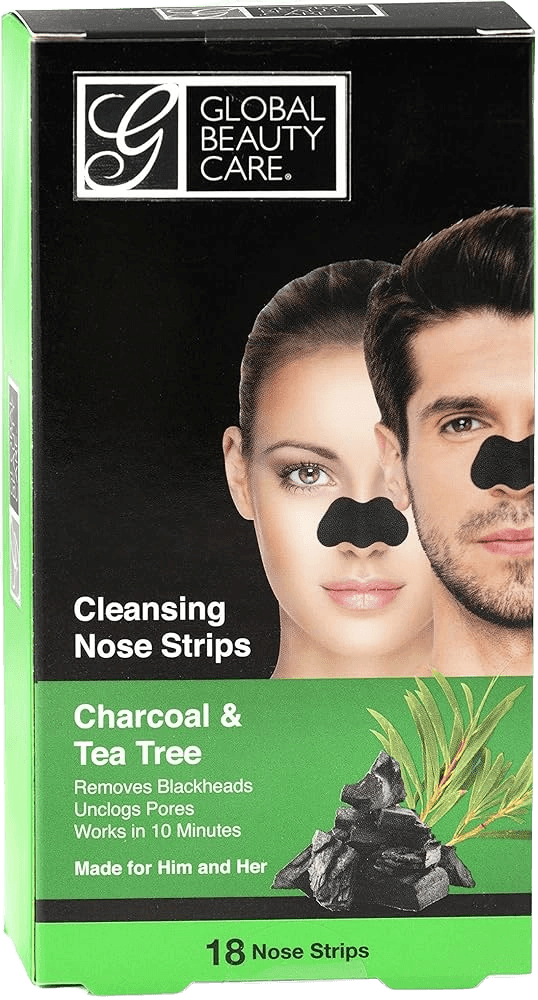 Global Beauty Care Charcoal Cleansing Nose Strips 18 Count