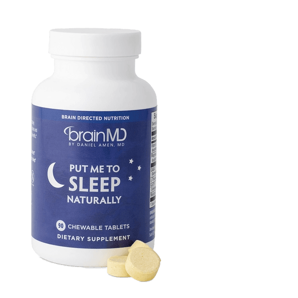 BrainMD Put Me To Sleep Naturally Chewable Tablets