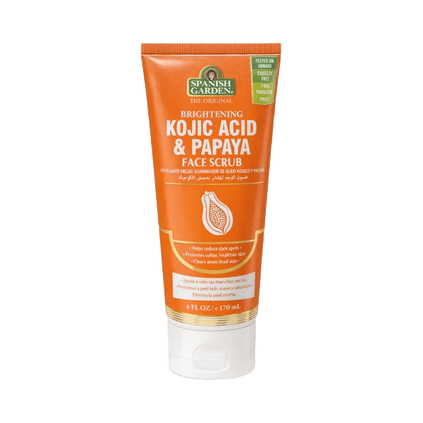 Spanish Garden Brightening Kojic Acid & Papaya Face Scrub