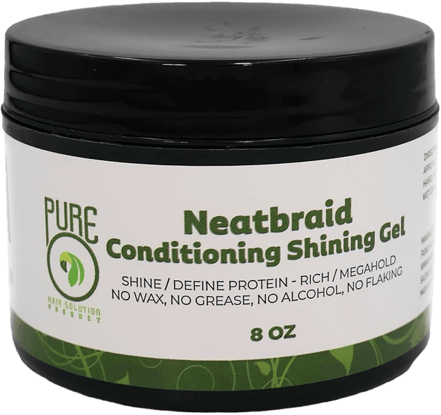 Pure Solution Neatbraid Conditioning Shining Gel Plastic Jar