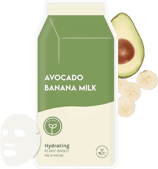 ESW Beauty Avocado Banana Milk Hydrating Plant-Based Milk Mask