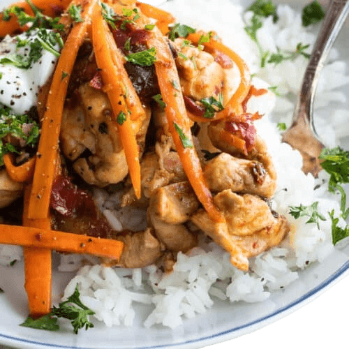 Chef Select High Protein Harissa Chicken Fragrant Turmeric Rice & Vegetables