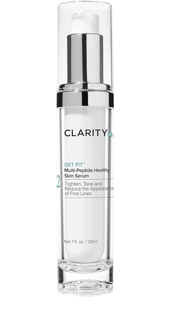 ClarityRx Get Fit Multi-Peptide Healthy Skin Serum, Natural