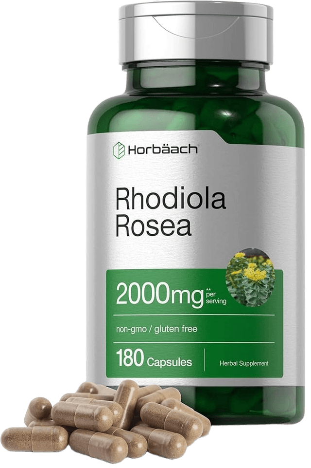 Horbäach Rhodiola Rosea Capsules 2000mg