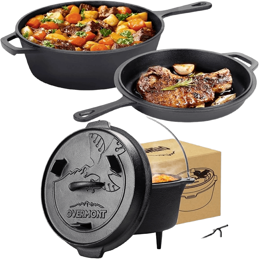 Overmont OM-Skillet Set liatina