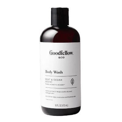 Goodfellow & Co Body Wash Mint & Cedar Scent Plastic Bottle