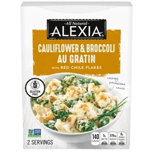 Alexia Cauliflower & Broccoli Au Gratin with Red Chile Flakes
