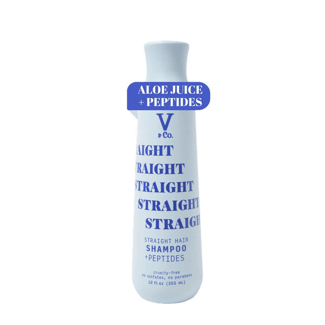 V&Co. Beauty Straight Hair Moisturizing Shampoo with Peptide Technology