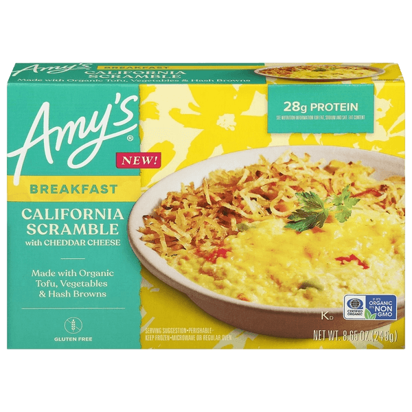 Amy’s California Scramble with Cheddar Cheese