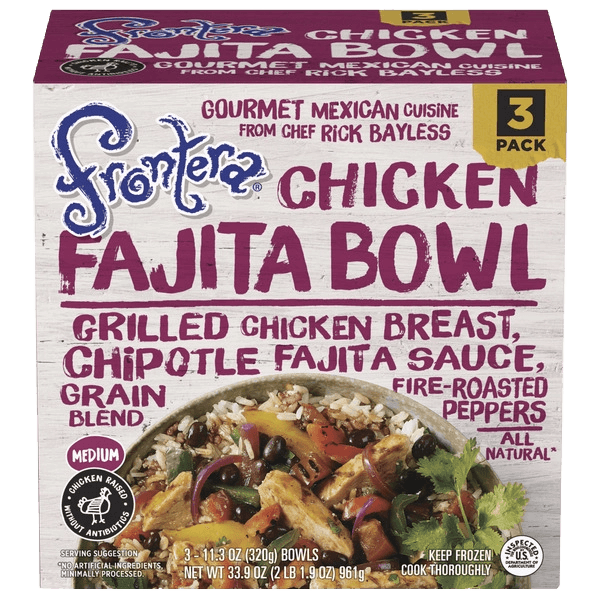 Frontera Grain Blend, Fire-Roasted Peppers Fajita Bowl, Chicken
