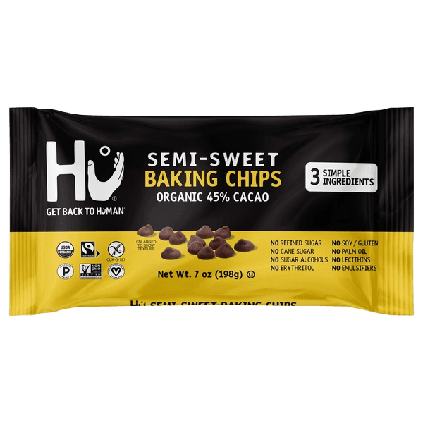 Hu Organic Fairtrade 45% Cacao Baking Chips