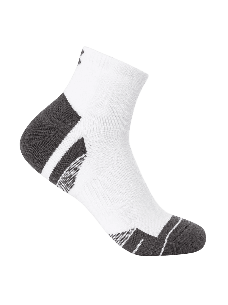 Under Armour Performance Tech Cushioned Low Cut Socks White/Grey