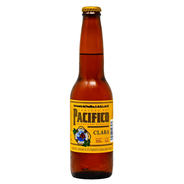 Pacífico Clara Mexican Beer Glass Bottle