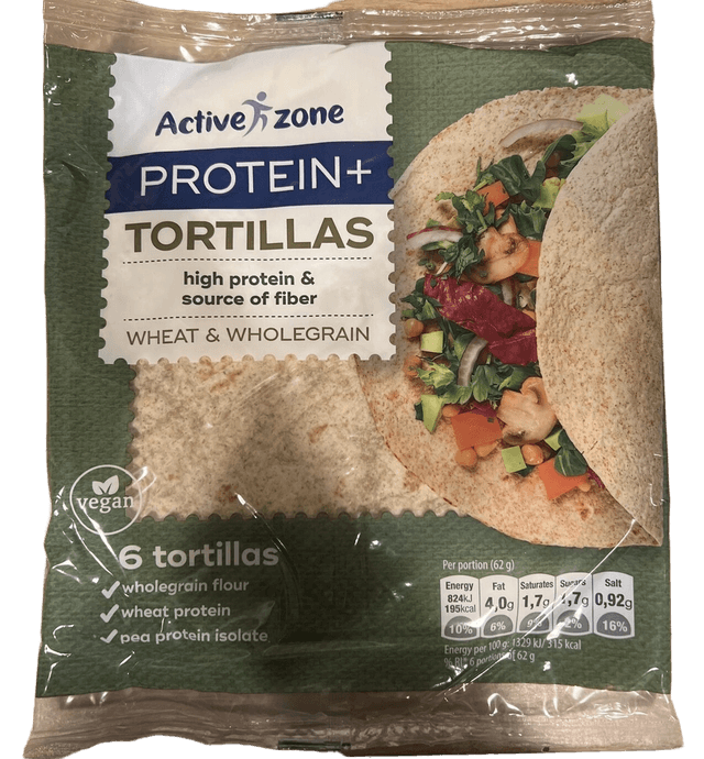Active Zone Protein+ Tortillas