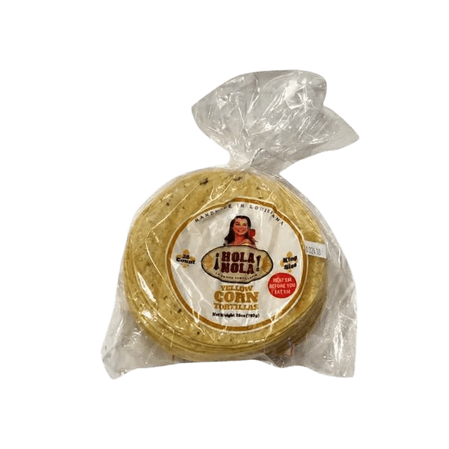 Hola Nola La Petite Tortilleria Yellow Corn King Size Tortillas