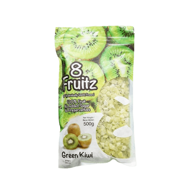 8 Fruitz IQF Individually Quick Frozen Green Kiwi