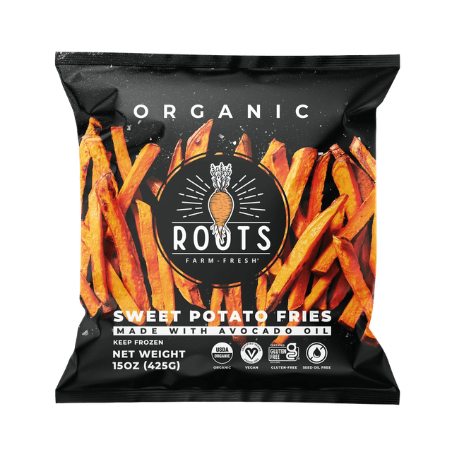 Roots Organic Straight Cut Sweet Potato Fries