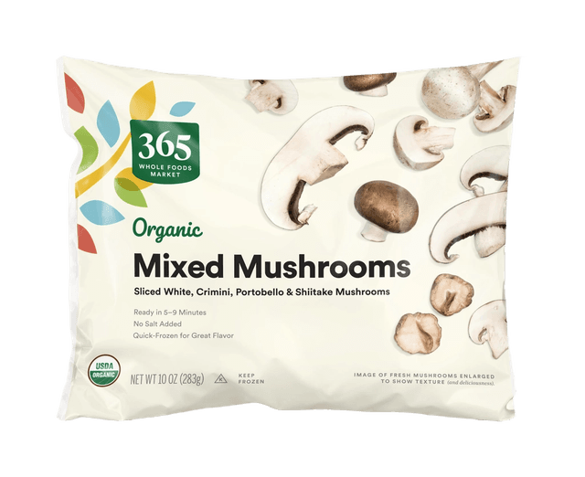 365 by Whole Foods Market Organic Mixed Mushrooms Frozen