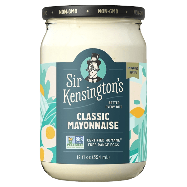 Sir Kensington's Classic Mayonnaise glass jar