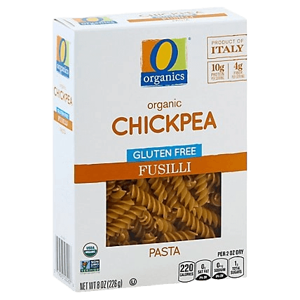 Organics Organic fusilli chickpea pasta