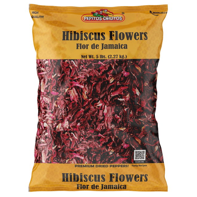 Pepitos Chilitos Hibiscus Flowers Flor de Jamaica