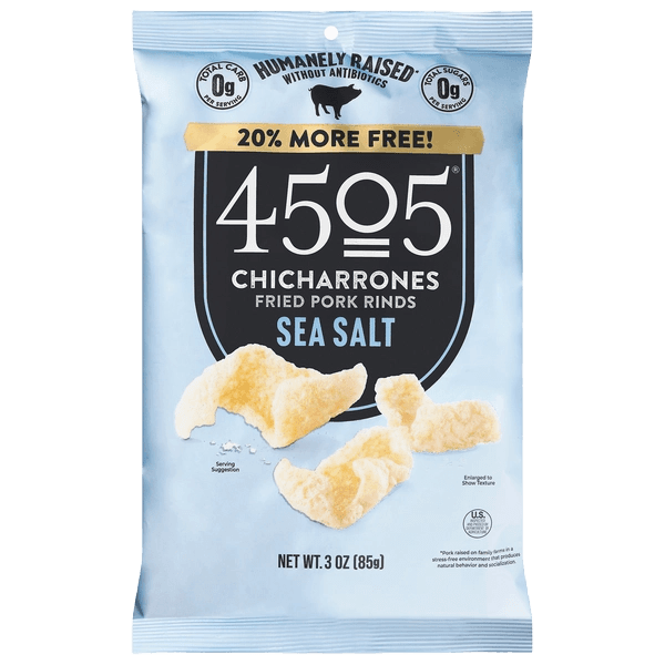 4505 Chicharrones Fried Pork Rinds Sea Salt