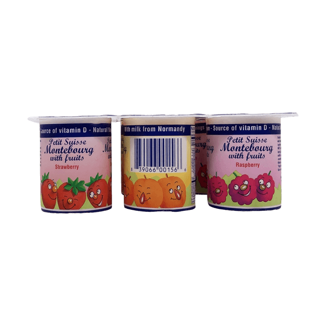 Montebourg Petit Suisse with fruits Raspberry