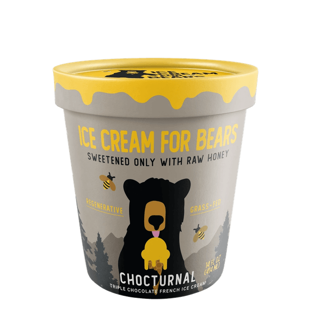 Ice Cream For Bears CHOCTURNAL Triple Chocolate French Ice Cream