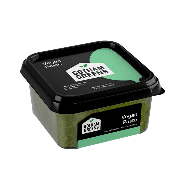 Gotham Greens Vegan Pesto Plastic Container