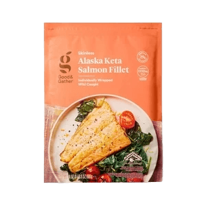 Good & Gather Skinless Alaska Keta Salmon Fillets Wild Caught