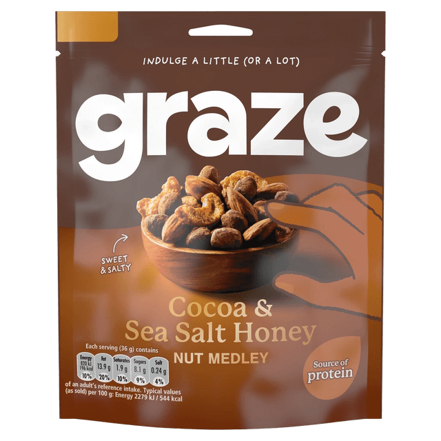 Graze Cocoa & Sea Salt Honey Nut Medley