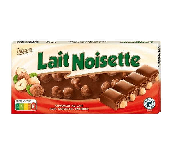 Aldi Isaura Lait noisettes entières