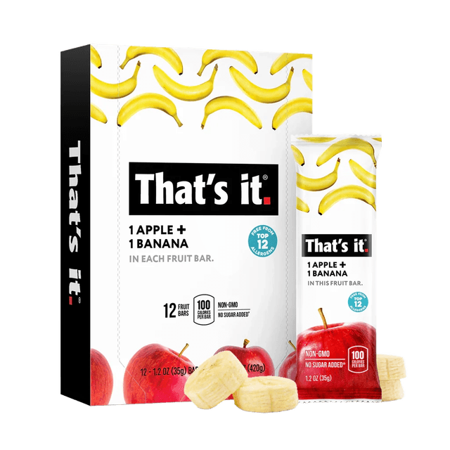 That's it Fiber Fun Size Fruit Bars Apple + Berries and Apple + Banana
