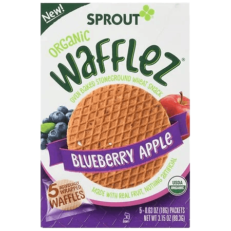 Sprout Blueberry apple oven baked stoneground wheat snack