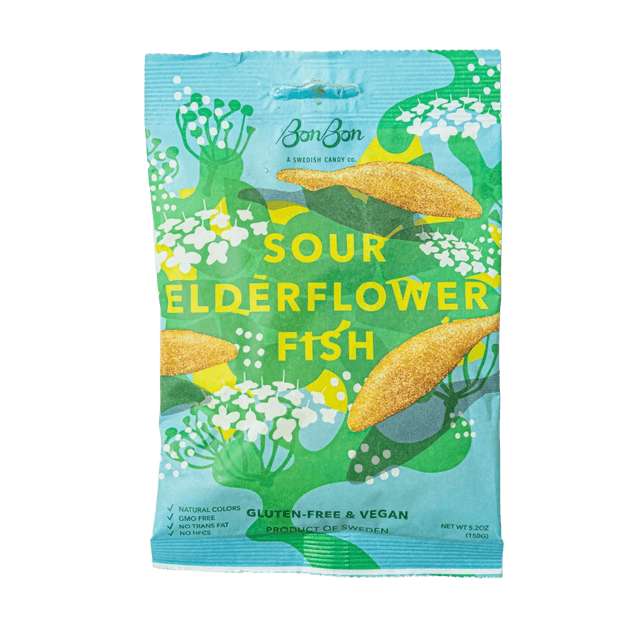 Bon Bon Sour Elderflower Fish