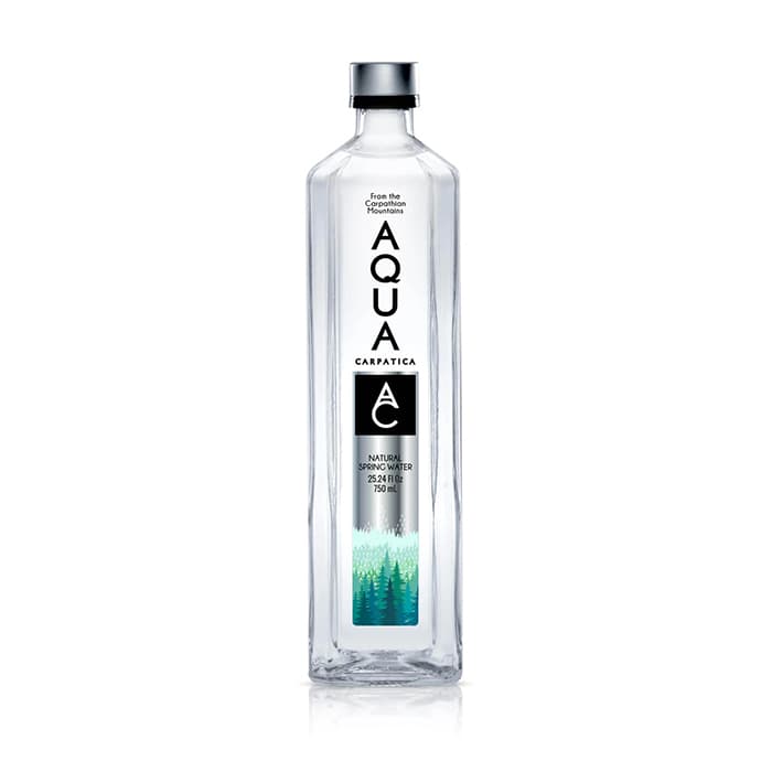 Aqua Carpatica Spring Water Glass Bottle