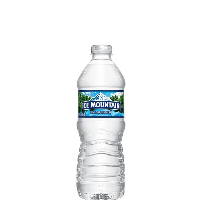 Ice Mountain Spring Water Plastic Bottle