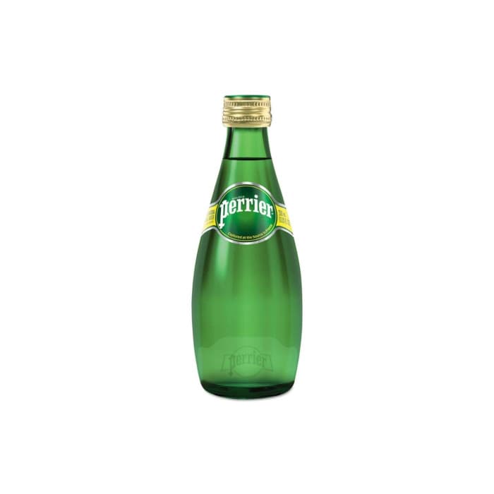 Perrier Sparkling Mineral Water Glass Bottle