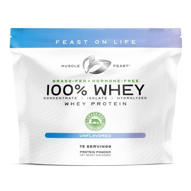 Muscle Feast 100% Grass Fed Whey Protein Powder