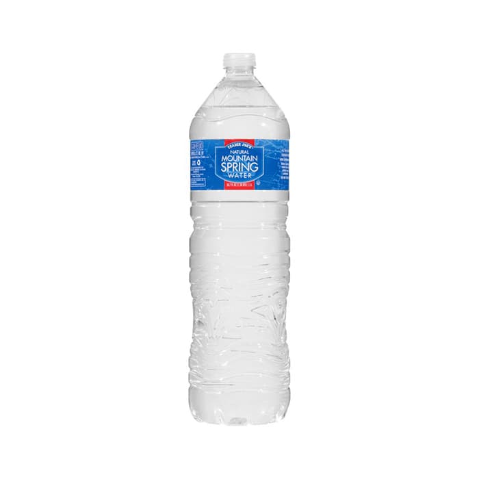 Trader Joe's Mountain Spring Water Plastic Bottle