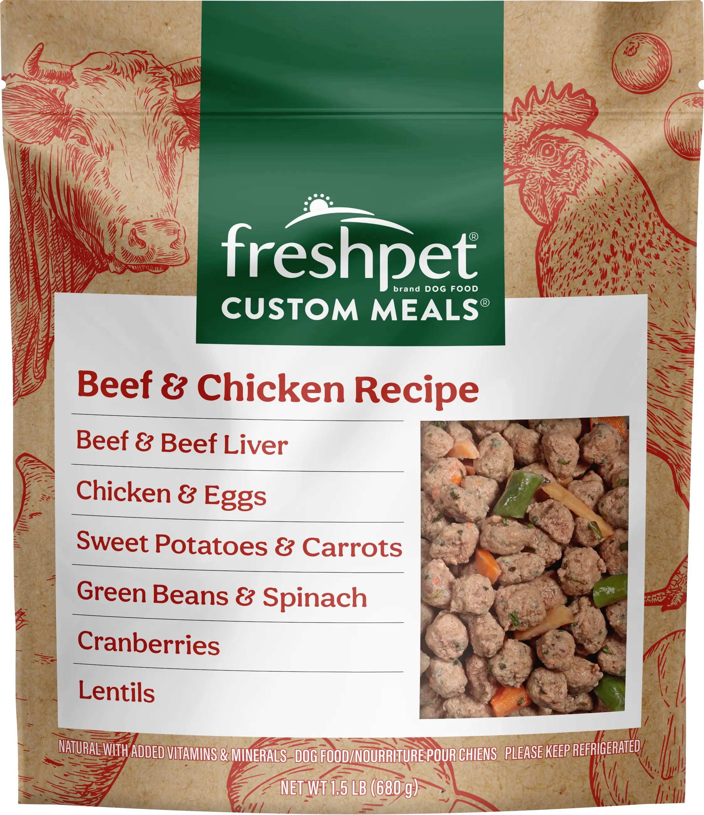 Freshpet Beef & Chicken Recipe