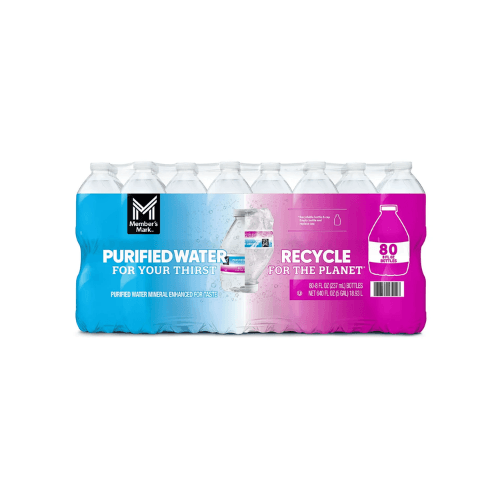 Member's Mark Purified Water Plastic Bottle