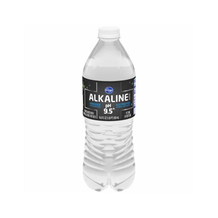 Kroger Alkaline Water Plastic Bottle