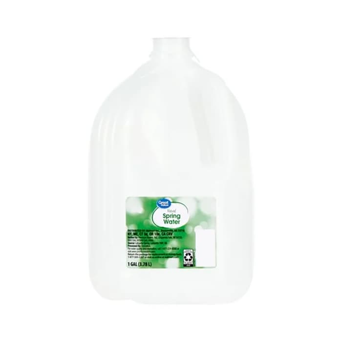 Walmart Great Value Spring Water Gallon