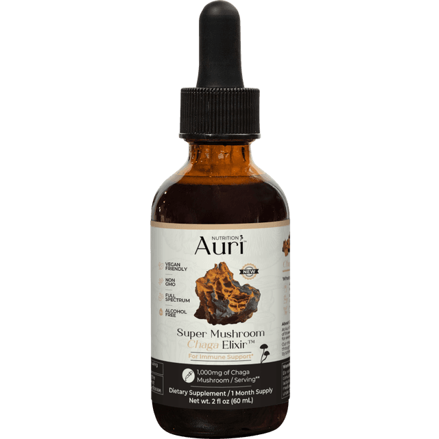 Auri Super Mushroom Chaga Elixir