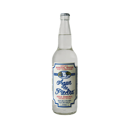 Agua de Piedra Natural Mineral Water Glass Bottle
