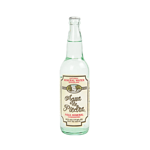Agua de Piedra Sparkling Mineral Water Glass Bottle