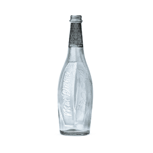 Mai Dubai Sparkling Silver Water Glass Bottle