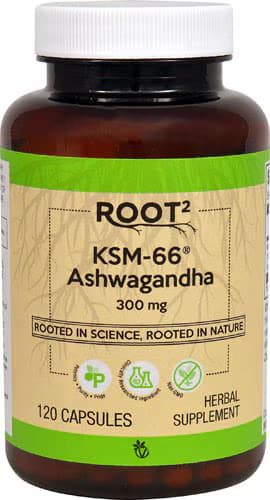Vitacost Root2 KSM-66 Ashwagandha Herbal Supplement