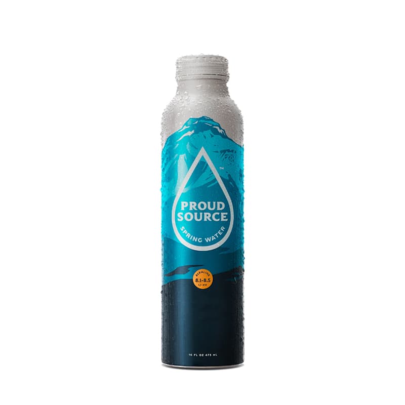Proud Source Spring Water Aluminum Bottle